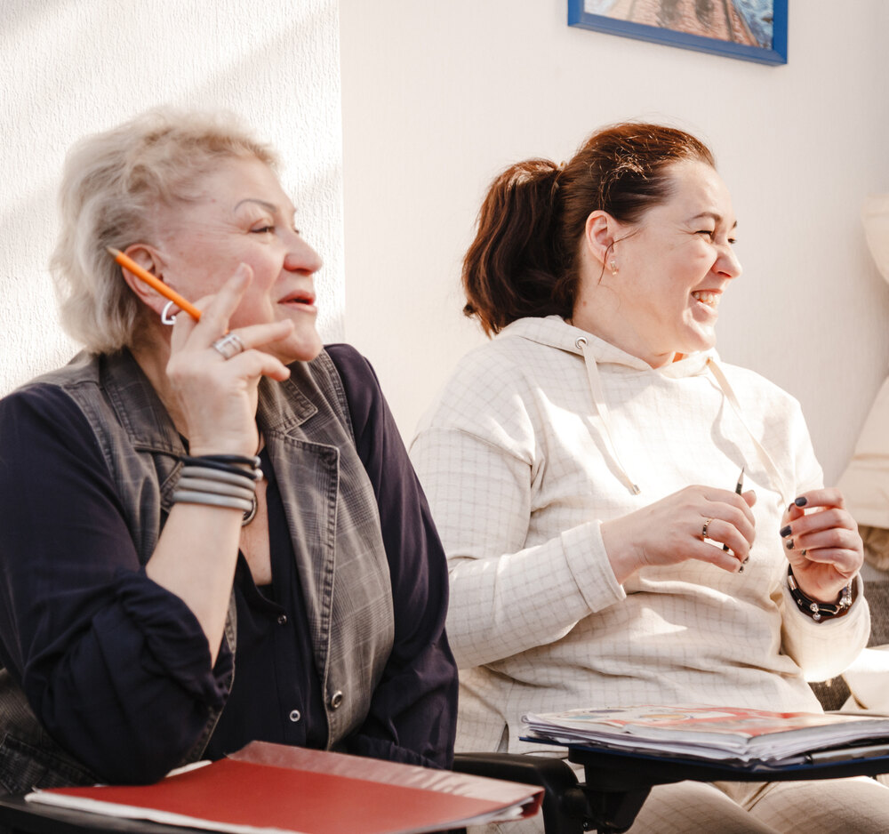 Students preparing for the B2 First exam in a lesson